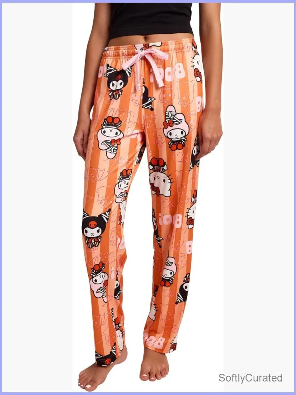 Women's Halloween Print Sleep Pajama Pants with Pockets